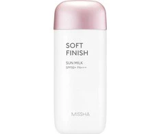 "Missha" apsauginis veido pienelis nuo saulės SPF 50 Sun (All Around Safe Block Soft Finish Sun Milk) 70 ml