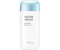 "Missha" įdegio vandeniui atsparus veido pienelis SPF 50 Sun (All Around Safe Block Atsparus vandeniui Sun Milk) 70 ml