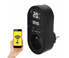 Mission Air Išmanusis kištukinis temperatūros reguliatorius SMART NEST Juodas