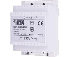 Miwi Urmet Tinklo transformatorius 12V AC 9000 / 230