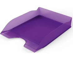 Durable ML Półka na dokumenty Basic A4 transparentna violetinė