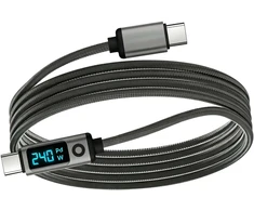 Mobile Origin 240W 80Gbps, 8K/60Hz LED Ekranas USB-C Cable 1.5m CB18