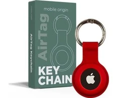 „Mobile Origin AirTag“ raktų pakabukas, raudonas