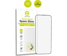 Mobile Origin ekrano apsauga atsarginis stiklas, pilnai padengiantis iPhone 16