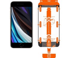 „Mobile Origin“ ekrano apsaugos iPhone 8 / 7 / SE 2022 / SE 2020 su lengvai aplikuojamais apsauginiais lipdukais, 2 vnt. pakuotėje.