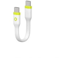 Mobile Origin Kompaktiškas USB-C į USB-C laidas, baltas