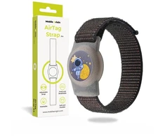 Dėklas Mobile Origin AirTag Strap, juodas cosmonaut