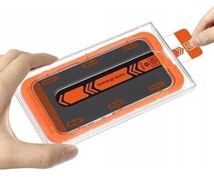 Apsauginis stiklas Mobile Origin Privacy Screen Guard iPhone 15 Pro su lengvai užsegamu aplikatoriumi, 2 vnt. pakuotėje