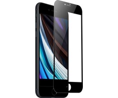 „Mobile Origin“ ekrano apsaugos iPhone 8 / 7 / SE 2022 / SE 2020 su lengvai aplikuojamais apsauginiais lipdukais, 2 vnt. pakuotėje.