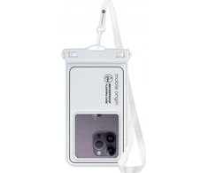Mobile Origin Mobilus Origin Neperšlampamas plaukiojantis dėklas 6,8", balta/juoda