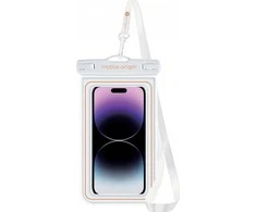 Mobile Origin Mobilus Origin Neperšlampamas plaukiojantis dėklas 6,5", balta/oranžinė