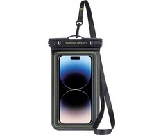 Mobile Origin Mobilus Origin Neperšlampamas plaukiojantis dėklas 6,5", juoda/žalia