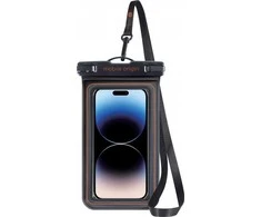 Mobile Origin Mobilus Origin Neperšlampamas plaukiojantis dėklas 6,8", juoda/oranžinė