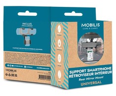 Mobilis universalus automobilio galinio veidrodėlio laikiklis išmaniajam telefonui