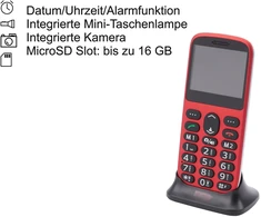 Mobilusis telefonas Olympia Olympia Mobiltelefon SUN raudona