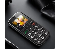 Mobilusis telefonas senjorams, dideli klavišai, SIM kortelė, GSM, signalizacija, kamera, pl meniu