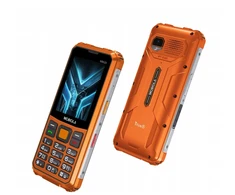 Mobiola telefon dla seniora MB520 TitanX 4G wzmacniany oranžinė 128MB
