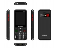 Mobilusis telefonas Mobiola telefon dla seniora MB900 4G juoda 48MB/128MB