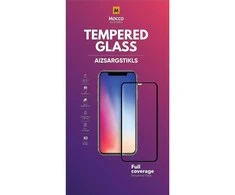Mocco Full Face / Pilnai klijais grūdintas stiklas, visiškai padengtas rėmeliu Apple iPhone 13 Pro Max Juodas