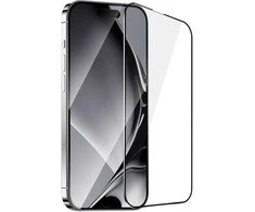 „Mocco Full Face“ / „Full Glue“ grūdinto stiklo pilnas dengimas su rėmeliu Apple iPhone 15 Plus Juodas
