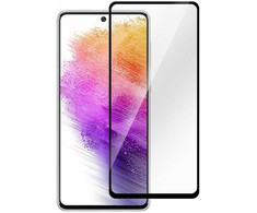 „Mocco Full Face“ / „Full Glue“ grūdinto stiklo pilnas dengimas su rėmeliu „Samsung Galaxy A72 5G“ Juodas