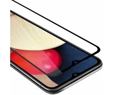 „Mocco“ visas veidas / visiškai klijais grūdintas stiklas, visiškai padengtas rėmeliu „Samsung Galaxy A03s / A02s Juodas“