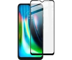 Mocco Full Face / Full Glue grūdintas stiklas, pilnai padengtas rėmeliu Motorola Moto G9 Play Juodas