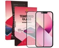 „Mocco Full Glue Signature Edition“ grūdinto stiklo apsauginis stiklas su rėmeliu, skirtas Apple iPhone 15 Pro Max, Juodas