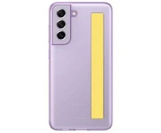 Mocco Pastel Ring silikoninis nugaros dėklas, skirtas Samsung Galaxy S21 FE 5G Violet