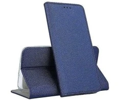 Mocco Smart Magnet Book atverčiamas dėklas skirtas Apple iPhone 12 Pro Max, mėlynas