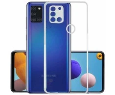 Mocco Ultra Back 1 mm silikoninis dėklas skirtas Samsung Galaxy A21, skaidrus