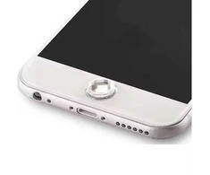 Mocco Universalus namų mygtuko lipdukas, dekoruotas Apple iPhone / iPad, sidabrinis