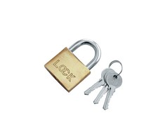 Modeco 38mm BOXER LOCK žalvarinė pakabinama spyna MN-02-038
