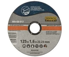 Modeco Plokščių šlifavimo diskas skirtas pjauti nerūdijantį plieną 115mm 25vnt. - MN-68-911