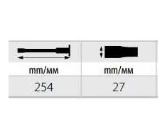 Modeco Plokščiaspyna su 254mm MN-63-481 dangteliu