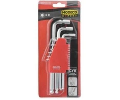 Modeco Riešutų rinkinys L 1.5- 10mm tipo su 9pc rutuliu (MN- 54- 119)