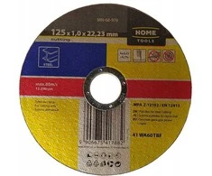 Modeco Šlifavimo diskas plieno pjovimui 125x1,0x22,23 mm plokščias [Namai]
