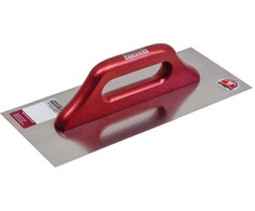 Modeco Smooth nerūdijančio plieno mentele EXPERT medinė rankena 380x130mm - MN-73-260