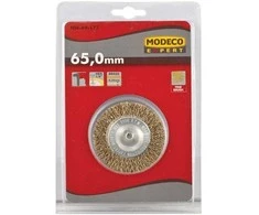 Šveitimo šepetys diskinis, drėlei (varis) Modeco Expert | d-100 mm