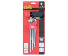 Modeco Torx pin veržliarakčių rinkinys L T10- T50 9vnt (MN- 54- 116)