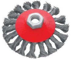 Modeco vielinis diskinis šepetys, skirtas 115 mm šlifuokliui (MN-69-121)