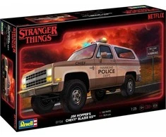 Revell Stranger Things Hopperio 1985 m. Chevy K5 Blazer 1/25 surinkimo rinkinys