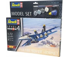 Revell F/A-18F Super Hornet 1/72 dovanų rinkinys su dažais