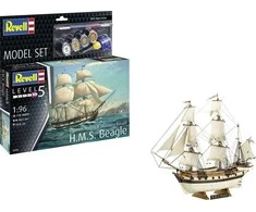 Revell HMS Beagle dovanų rinkinys 1:96 – plastikinis modelis 65458
