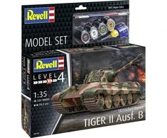 Revell Tiger II Ausf.B Henschel bokštas - dovanų rinkinys 1/35 (63249)