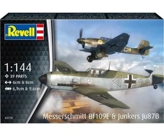 Revell Messerschmitt Bf 109E &amp; Junkers Ju 87B Stuka 1/144 komplektas 03770