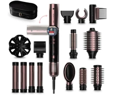 Cecotec Styling | AirGlam 14in1 Flex Juodas | Ion conditioning | Barrel diameter 32 mm/35 mm | 1400 W | Juodas