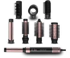 Lokówko-džiovyklė do włosów 8w1 Cecotec Bamba CeramicCare AirGlam Juodas