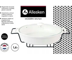 „Allesken MODERN KITCHEN“ šildytuvas 1,6 l, 33,2 x 22 x 6,6 cm, lygus, baltas