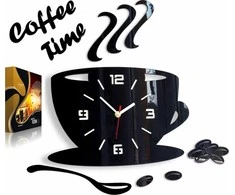 ModernClock Virtuvės sieninis laikrodis FILYZANKA EFEKT 3D 12COLORY